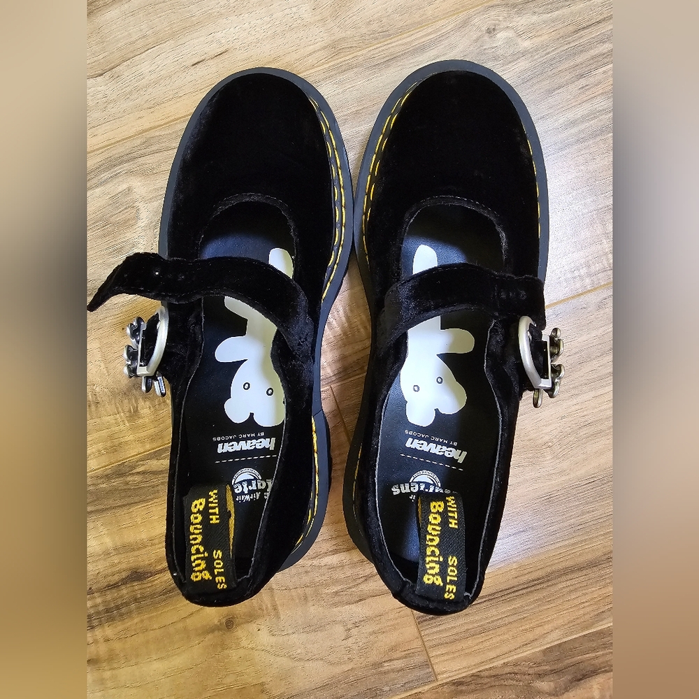 ♥️🧸HOST PICK🧸♥️Dr. Martens ADDINA HEAVEN BY MARC JACOBS VELVET SHOES - Picture 15 of 16